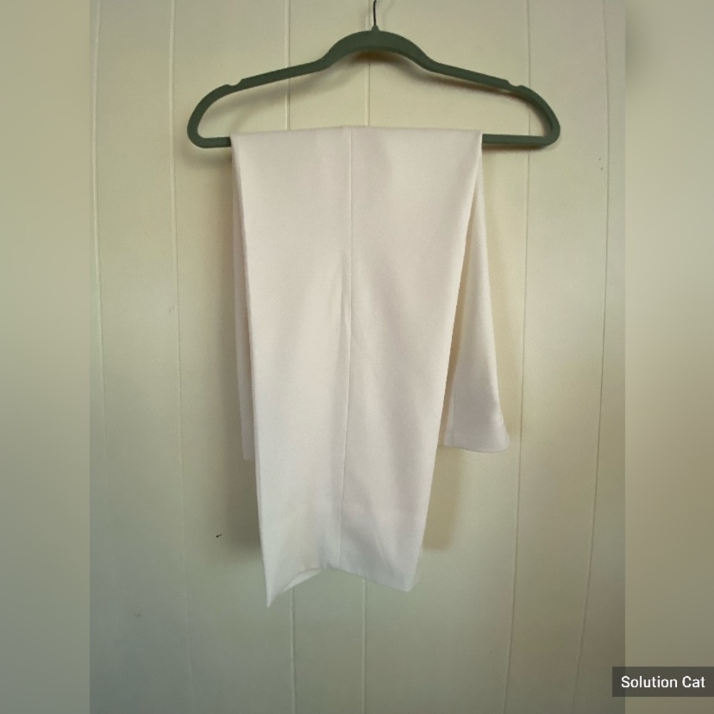 Talbots Winter White Pants. Lined. Side Zipper. S… - image 2